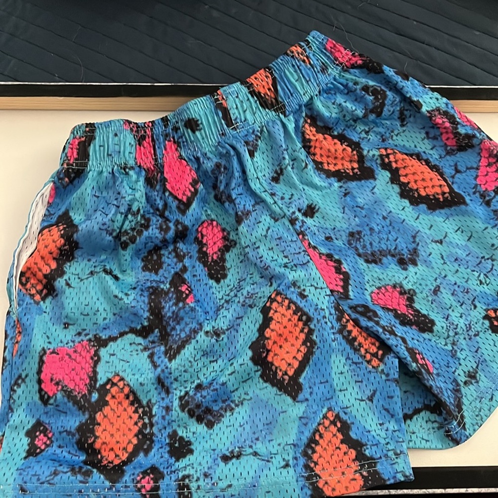Inaka Power Blue Python Gym Shorts Size Mens Small EUC